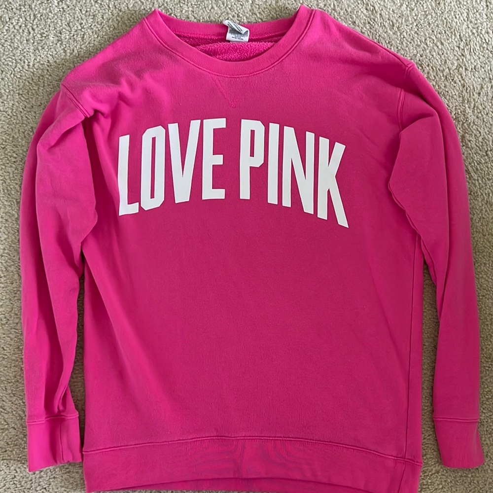 PINK: Love Pink Sweater
